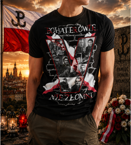 koszulka- BOHATEROWIE NIEZŁOMNI